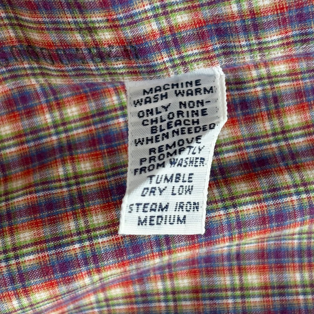 Ralph Lauren Mens 16/L Classic Fit Long Sleeve Plaid Button‎ Down Shirt - Picture 6 of 6